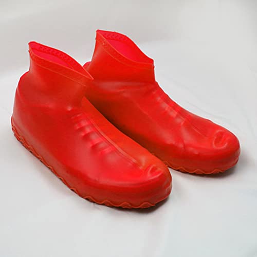 Couvre-chaussure étanche en caoutchouc réutilisable pour marcher sous la pluie