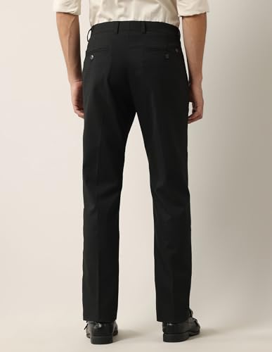 Image of Arrow Men's Checked Tapered Fit Trousers