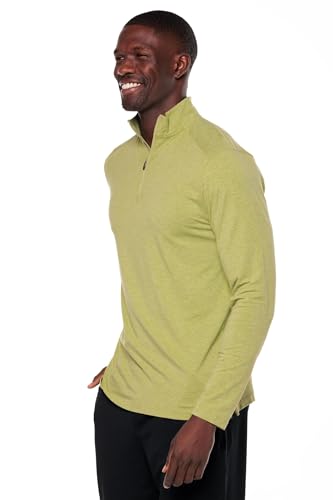 Coolibar UPF 50+ Men's Sonora Quarter-Zip - Sun Protective3