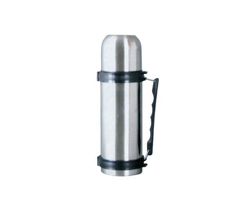 Zepre Termo inoxidable con asa 1 litro con dispositivo de palanca salvavidas