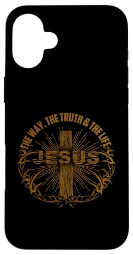 Jusus The Way The Truth The Life Tshirt Cross Shirt �X�}�z�P�[�X iPhone 16 Plus �p