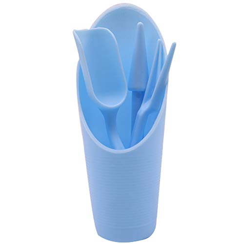 VANKER Garden Planter Kit Sowing Succulents Accessories PP Durable For Transplant Seedlings 4PCS/Set DIY - Blue