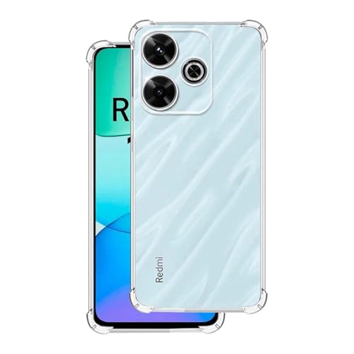 Image of 7SEVEN Back Cover for Mi Redmi 13 Transparent Mobile Back Case Shock Proof Design Camera Edges Protection Crystal Clear Phone Case Silicon Soft TPU and Flexible Bumper Phone Cover