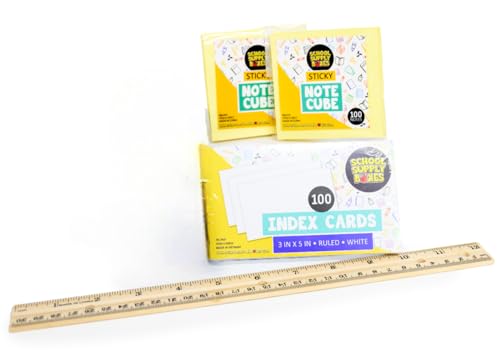 Kit escolar completo de 93 piezas con cuadernos y separadores para secundaria y universidad 6