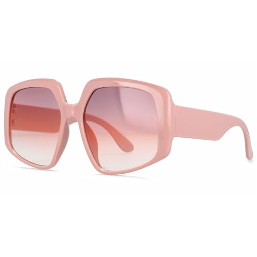 Lunettes de soleil surdimensionnées femmes rétro grand format pour homme et femme