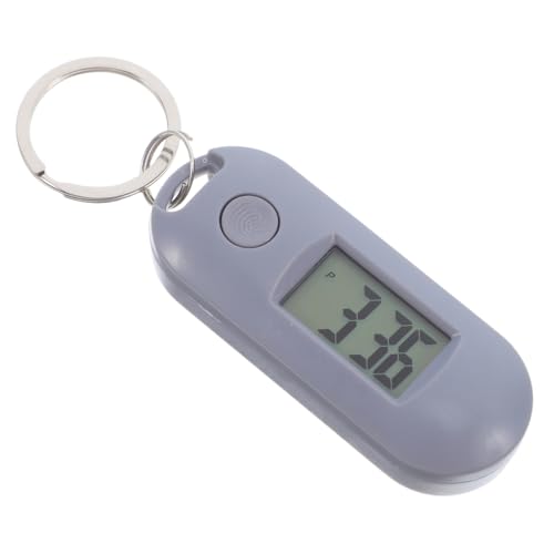 Reloj electrónico gris ligero NOLITOY con pantalla digital de alta visibilidad para colgar
