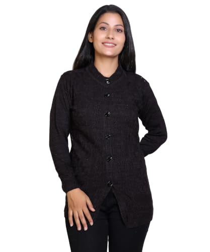 Image of Grand Line Winter wear Acrylic Lady Cardigan /Sweater for Casual and Evening outings