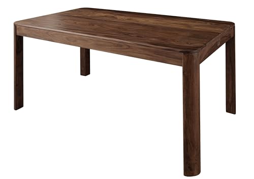 Table à Manger 160x90cm - Bois Massif de Palissandre huilé - Toronto #124