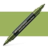  Faber-Castell Albrecht Durer Marcador de Acuarela de Doble Punta, Verde (May Green 170), 1-2 mm