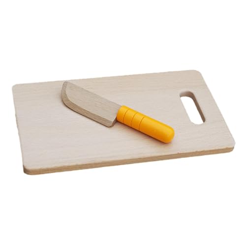 Set Cuchillo y Tabla Niños 2 Piezas Madera miniatura 6
