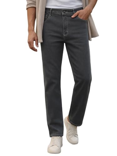 Image of Urbano Fashion Men's Straight Fit Washed Jeans Stretchable
