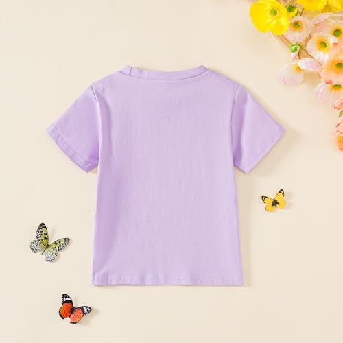 Image of Little Girl Shirts Mama's Girl Tee Shirt Top Summer Short Sleeve Clothes 2-7 Years