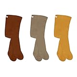 bistyle Baby Girls Tights Thick Leggings Soft | Warm Organic Cotton Stockings Pantyhose | Newborn Infant Toddler 1/3 Pack (US, Age, 0 Months, 6 Months, Brown/Light Brown/Mustard)