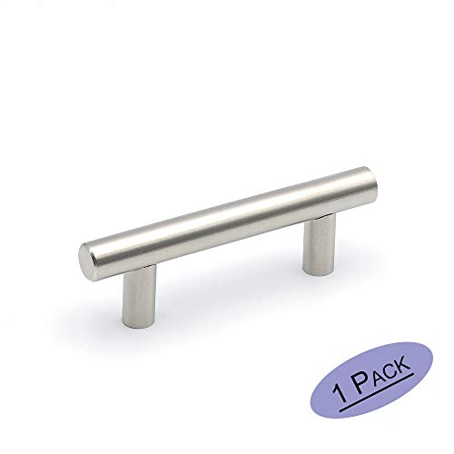 Preisvergleich Produktbild 1 Stück Schrank Schublade Türgriff Stangengriff LS201BSS64 Bohrlochabstand 64mm Hohle Edelstahl Küchenschrank Möbelgriffe Kleiderschrank Zieht Griffe