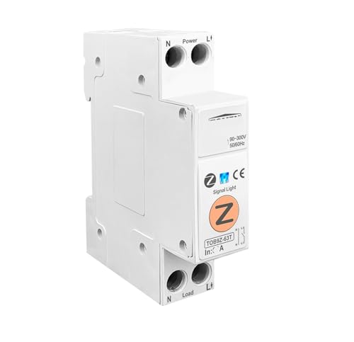 Interruptor inteligente 1P+N 16A con medidor de consumo para carril DIN