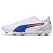 Produktbild PUMA Unisex King PRO FG/AG Soccer Shoe, White-Bluemazing-Flat Light Gray, 47 EU