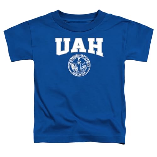 LOGOVISION University of Alabama in Huntsville Collegiate Seal Kids T Shirt (3) for Toddler Boys and Girls, Royal