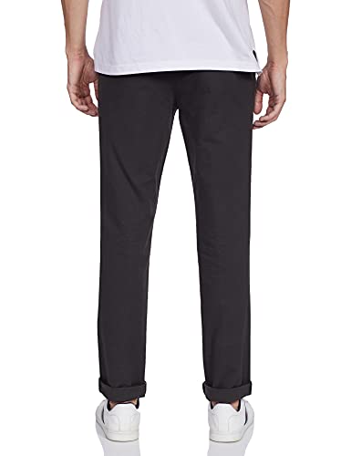 Image of Marks & Spencer Blue Harbour Mens Self Design Mid Rise Slim Fit Trouser