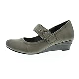  Jana Damenschuhe Mary Jane Halbschuh Graphite 82430127206 (39 EU)