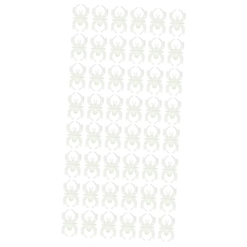 Abaodam 288 Pcs Spider Ring Halloween Spider Decor Spider Finger Ring Cupcake Decorations Luminous Rings Kidcraft Playset Decorative Spiders Toys Diamond White Child Small Ring, 332M74114Q54I43