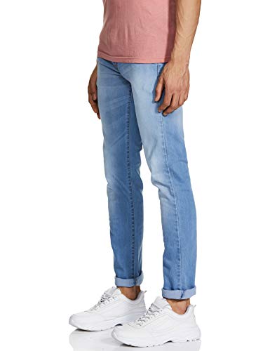 Image of Pepe Mens 5 Pocket Heavy Wash Jeans