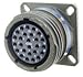 Amphenol Industrial Circular Connector Receptacle, Size 17, 26 Position, Wall - TVP00RW-17-26S-LC