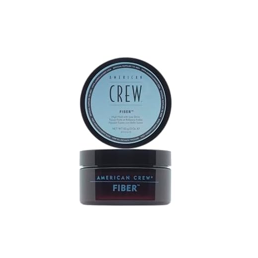 Men's Hair Fiber by American Crew, Like Hair Gel with High Hold with Low Shine, 3 Oz (Pack of 1)