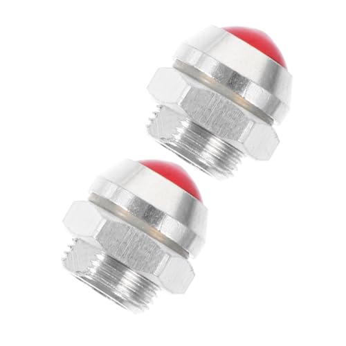 OATIPHO Válvula de Flotador para 14 Mm Roja, Válvula Reguladora de Presión Segura, Repuesto para Olla de Cocina Eléctrica, 2 Piezas para Uso Doméstico