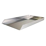 Massive 4 mm Starke Edelstahl Grillplatte Plancha 30 cm x 44,3 cm passend für Weber Spirit E 300 Serie