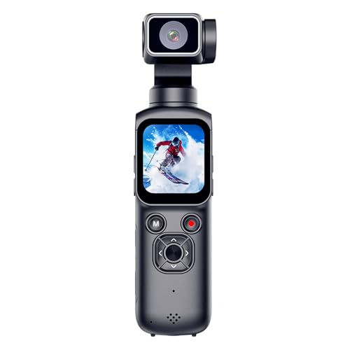 ❤初心者でも簡単な編集でプロ級の本格的な動画に仕上がる♪❤4Kビデオカメラ Amazon | Omego vlogカメラ【2026新登場 330°水平回転＋180°上下回転
