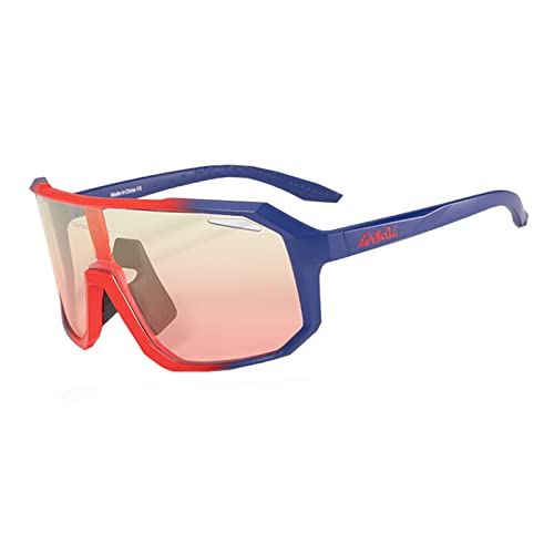 Gaekol Photochromic Sunglasses Men Women Safety Cycling Glasses for Mountain Bike, MTB, Motorcycle/Bicycle Riding, Car Driving, Running, Sports Goggles with UV400 Protection