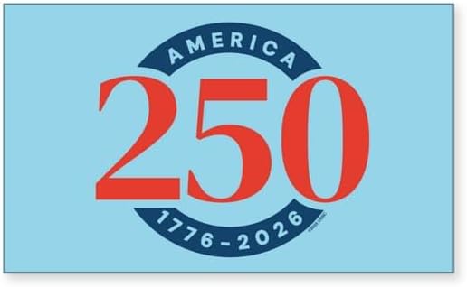 CafePress America250: 1776 2026 Rectangle Bumper Sticker Car Decal
