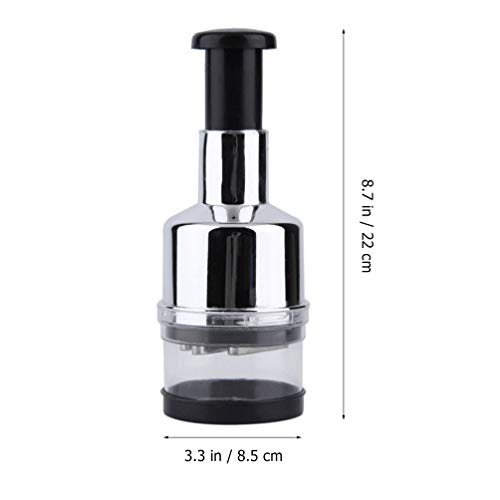 Cortador manual de alimentos Cabilock mini triturador de alho de cebola, cortador de legumes, fatiad