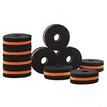 【 Felt Material】These cymbal stand felts washers are made of felt material, providing perfect protection for your drum cymbals. 【Improved Cymbal Sound】Using these felts washers can enhance the sound and performance of your drum cymbals. 【Standard Siz...