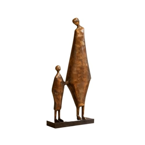 Sculptures abstraites rétro en résine : artisanat d'art pour maison raffinée - 2