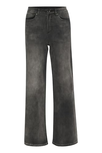 Jeans regular coupe large et fermeture bouton zip classique