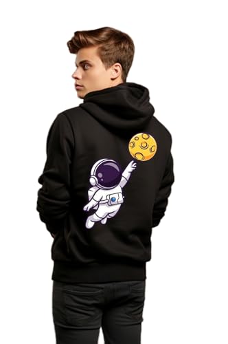 Image of Be Crazy Anime Printed Black Hoodie /Graphic Printed Hoodie /Hoodie for Men & Women /Warm Hoodie /Unisex Hoodie