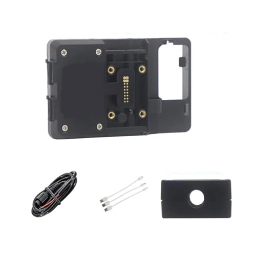 Support moto TMAX 530 pour GPS et téléphone avec fixation de navigation avant sans fil
