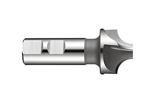 Dormer C70015.0 Shank Corner Rounding Cutter, R 15 mm, Bright Coating, Cobalt High Speed Steel, 48 mm Head Diameter, 105 mm Full Length