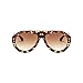 COTIA Punk Sunglasses Women Oversized Sun Glasses Men Women Thick Frame Eyewear (Large, flower)