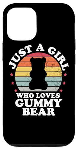Just A Girl Who Loves Gummy Bear Funny Candy Girls Kid X}zP[X iPhone 12/12 Pro p