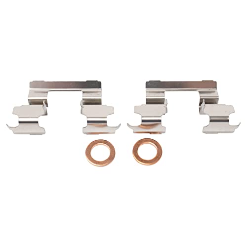 Image of TRQ Front and Rear Brake Caliper Set Zinc Coated Brackets Compatible with 2005-2007 Chevrolet Cobalt 2007-2009 Pontiac G5 2004-2007 Saturn Ion