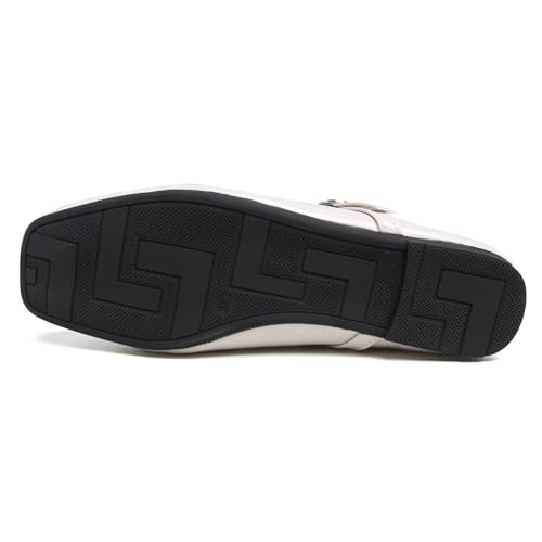 Image of LUXINYU Women's Slip on Flats,Classy Round Toe Solid Classic Mary Jane Ballet Dance Shoes Soft Comfortable PU Flat Shoes