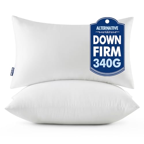 MIULEE 14x20 Throw Pillows Inserts 2 Pack Decorative Pillows for Couch Bed