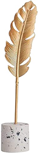 Estatua Decorativa de Hojas de Hierro 23 cm miniatura 4