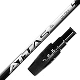 RusTick キャロウェイ用互換性スリーブ付き シャフト ATTAS RX ULTRA BLACK アッタス ウルトラ ブラック 黒 日本仕様(エピック シリーズ ドライバー 45.25インチ)(5-S)