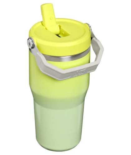 Image of STANLEY IceFlow 2.0 Flip Straw Tumbler with Handle 20 oz | Twist On Lid and Flip Up Straw | Leak Resistant Water Bottle | Insulated Stainless Steel | BPA-Free | Atomic Gradient