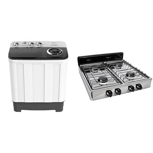 Lista de lavadora hisense 11kg al mejor precio. 38 Hisense. WSA1102PCN Lavadora Semiautomatica Doble Tina 11 Kg BlancoGris + Foset PAGA4X Parrilla de gas de sobreponer 4 quemadores inoxidable
