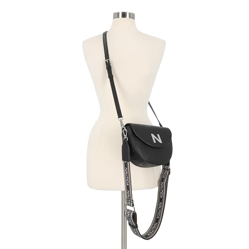 Image of Nautica Delray Flap Crossbody Purse Womens Shoulder Bag, Magnetic Snap Closure Pocket, Small Travel Handbag, Adjustable Strap