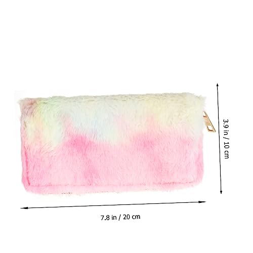 LIFKOME Lady Purse Women's Fashionable Zippered Plush Wallet Rfid-protected Portable Purse for Women2